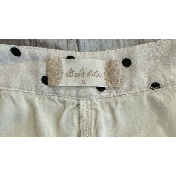 Altard State Womens Skort S Mini Ruffle Hem Polka Dot - Picture 3 of 5